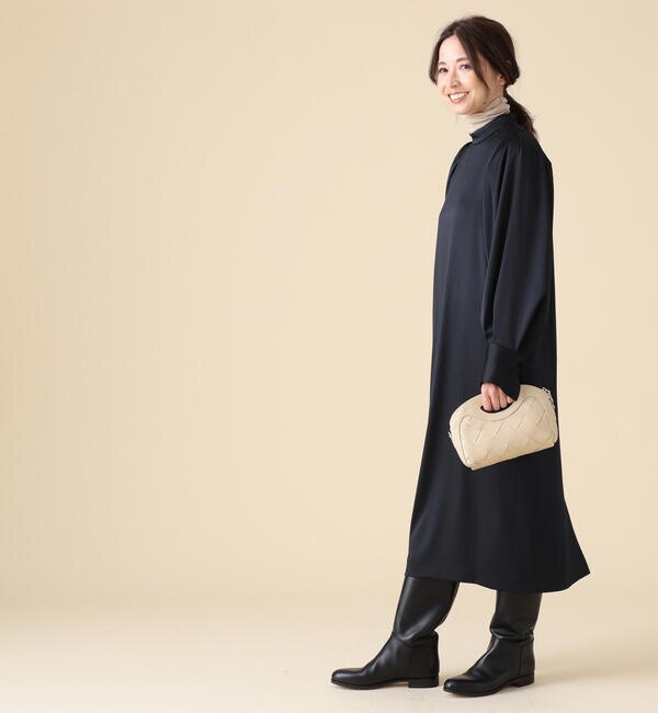 Demi-Luxe BEAMS / アルタイルサテン ワンピース|BEAMS WOMEN(ビームス