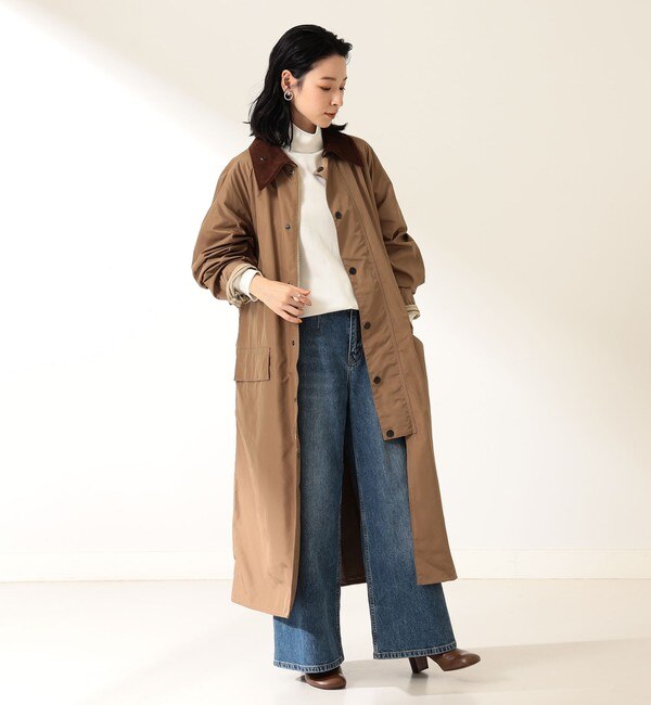 Barbour × Demi-Luxe BEAMS / 別注 OVERSIZED BURGHLEY CASUAL コート