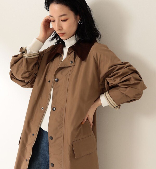 Barbour × Demi-Luxe BEAMS / 別注 OVERSIZED BURGHLEY CASUAL コート