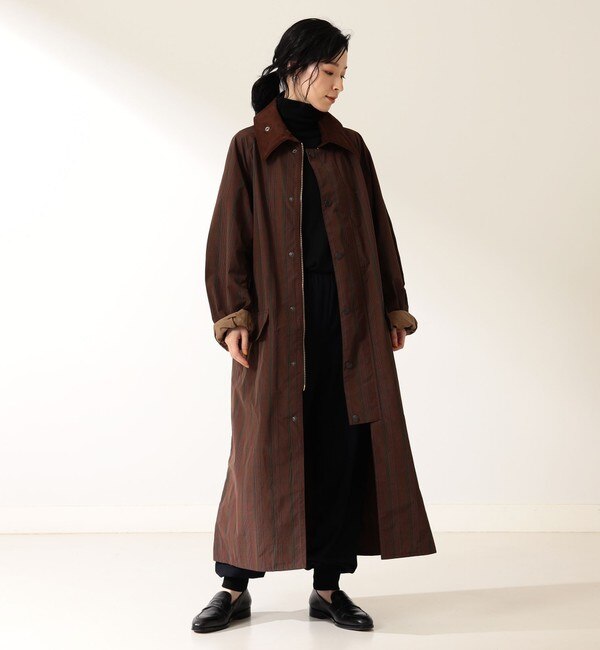 Barbour × Demi-Luxe BEAMS / 別注 OVERSIZED BURGHLEY CASUAL コート