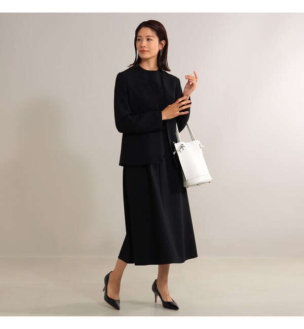 Demi-Luxe BEAMS / トリアセ カラーレスジャケット＊|BEAMS WOMEN 