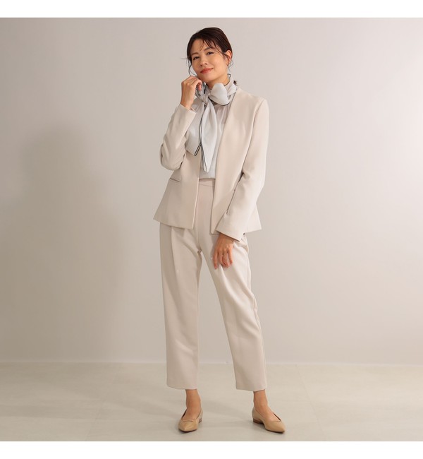 Demi-Luxe BEAMS / トリアセ カラーレスジャケット＊|BEAMS WOMEN 