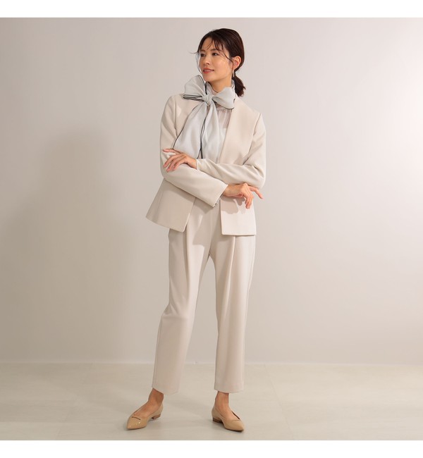 Demi-Luxe BEAMS / トリアセ カラーレスジャケット＊|BEAMS WOMEN