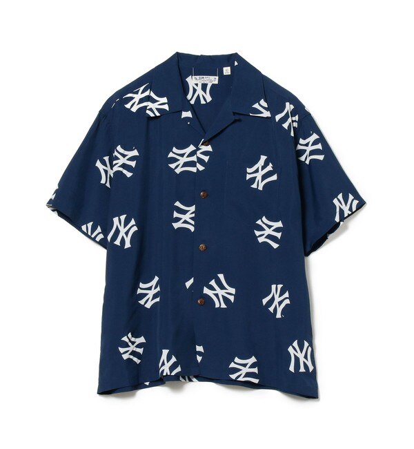 BEAMS SUN SURF × BEAMS 別注 MLB ロゴ アロハ シャツ - シャツ