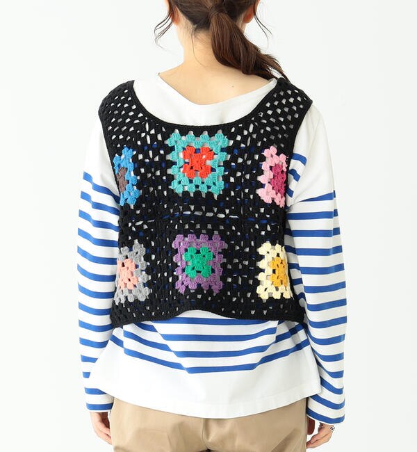 BEAMS BOY / ハンド クロッシェ タンクトップ|BEAMS WOMEN(ビームス ウィメン)の通販|アイルミネ BEAMS BOY / ハンド クロッシェ タンクトップ|BEAMS WOMEN(ビームス ウィメン)の通販|アイルミネ