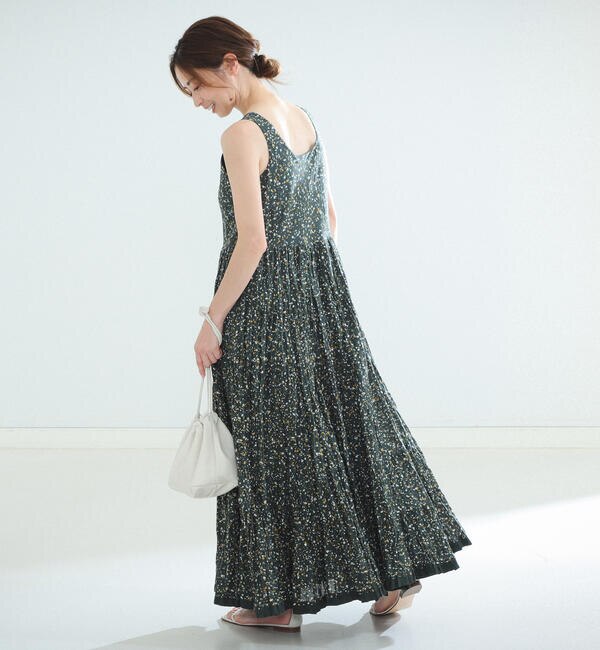 MARIHA × Demi-Luxe BEAMS / 別注 草原の虹のドレス ドットプリント