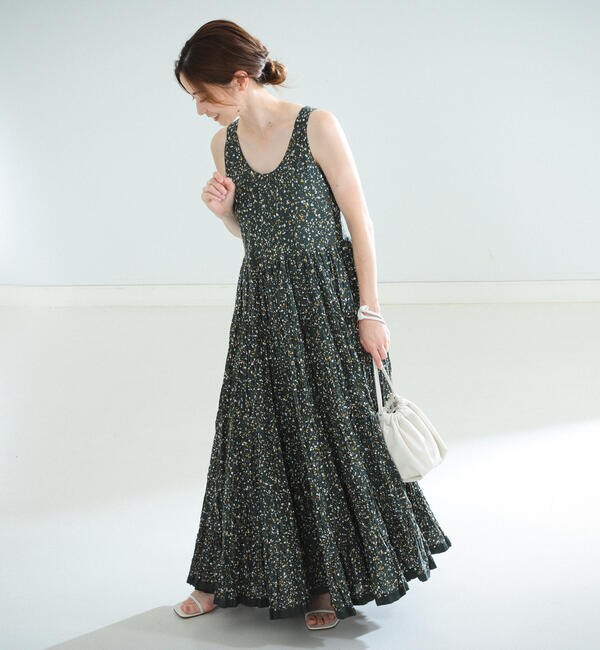 MARIHA × Demi-Luxe BEAMS / 別注 草原の虹のドレス ドットプリント 