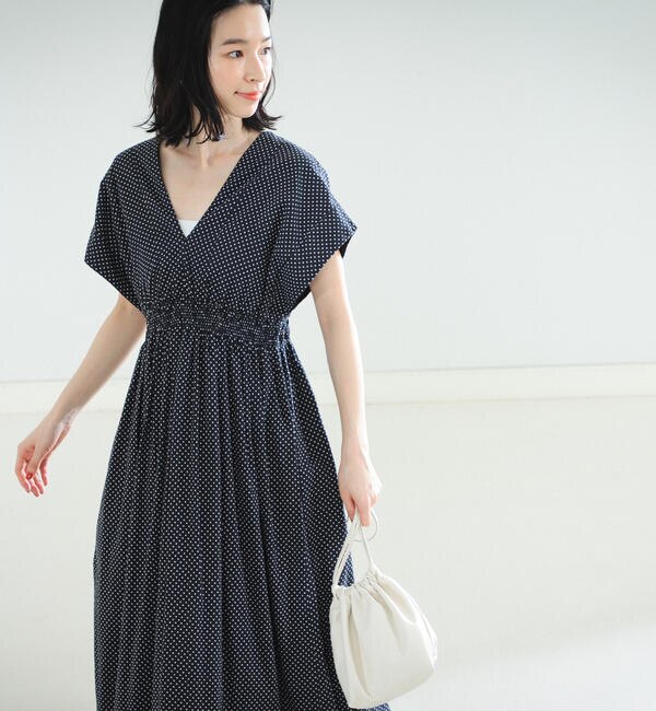 MARIHA × Demi-Luxe BEAMS / 別注 夏の光のドレス ドットプリント