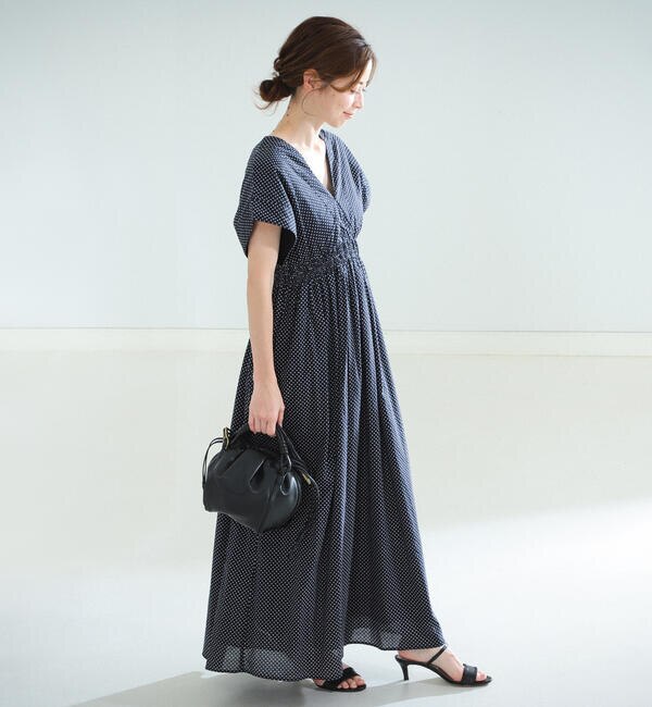 MARIHA × Demi-Luxe BEAMS / 別注 夏の光のドレス ドットプリント