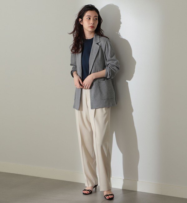 Demi-Luxe BEAMS / カノコ 1ボタン テーラードジャケット|BEAMS WOMEN