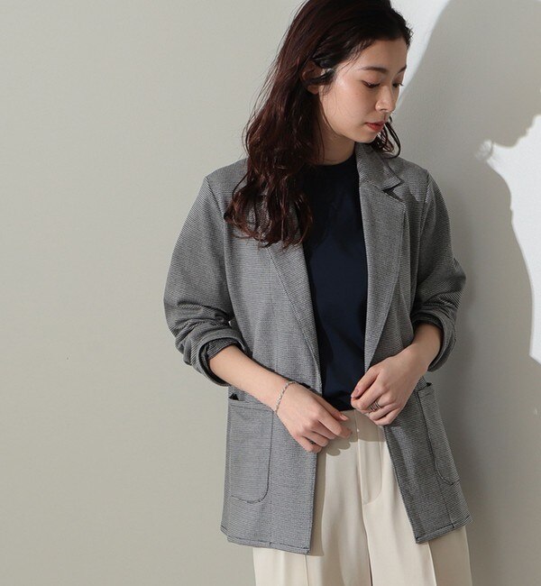 Demi-Luxe BEAMS / カノコ 1ボタン テーラードジャケット|BEAMS WOMEN