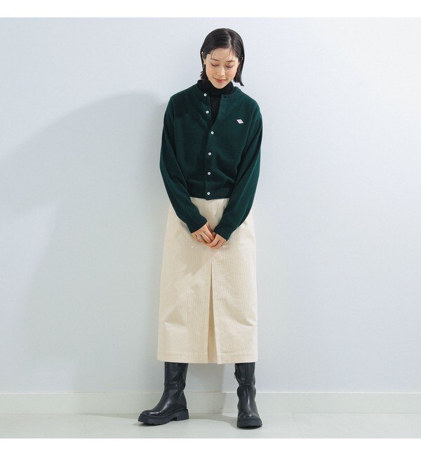 DANTON / ラムウール クルーネック カーディガン|BEAMS WOMEN(ビームス