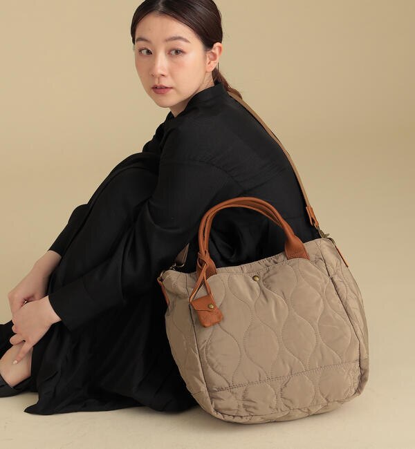 toleur × Ray BEAMS / 別注 キルティング バッグ|BEAMS WOMEN(ビームス