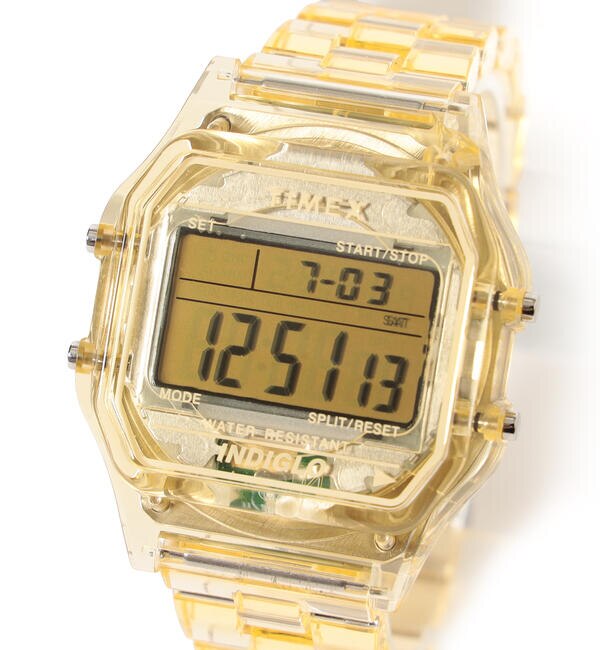 TIMEX × BEAMS BOY / Clear Yellow Classic Digital|BEAMS WOMEN