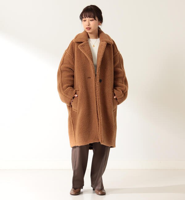 CINOH / ボアコート|BEAMS WOMEN(ビームス ウィメン)の通販｜アイルミネ