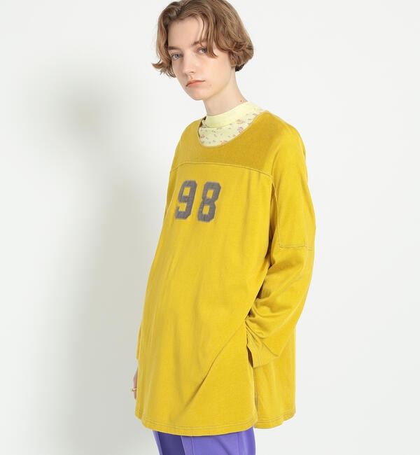 BEAMS BOY / ロゴ フットボール ロングスリーブ Tシャツ|BEAMS WOMEN(ビームス ウィメン)の通販｜アイルミネ