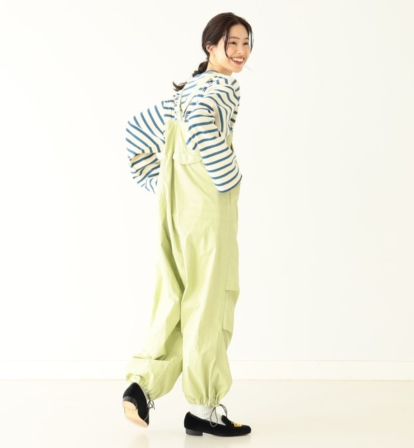 BEAMS BOY / US ARMY オーバー パンツ ガーメント ダイ|BEAMS WOMEN