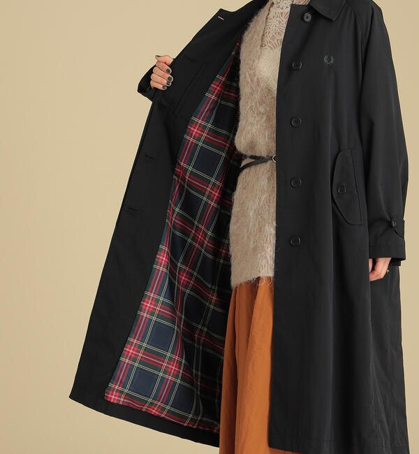FRED PERRY × Ray BEAMS / 別注 オーバー コート|BEAMS WOMEN(ビームス