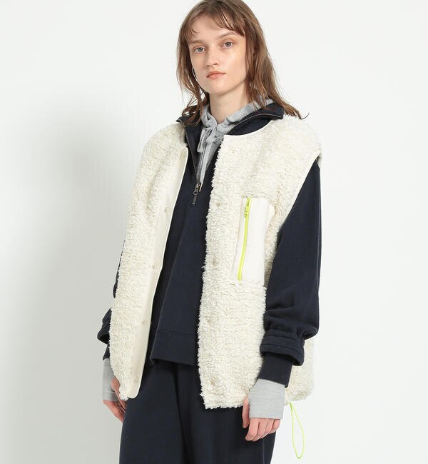 ＜アイルミネ＞【ビームス ウィメン/BEAMS WOMEN】 maturely / Boa Fleece Vest