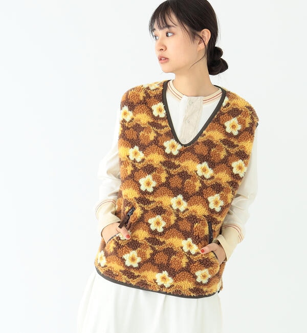 BEAMS BOY / ボーイ ジャカード プルオーバー ベスト|BEAMS WOMEN