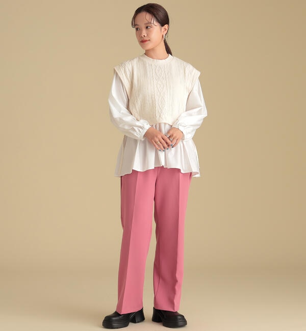 Ray BEAMS / ケーブル キリカエ プルオーバー|BEAMS WOMEN(ビームス ウィメン)の通販｜アイルミネ