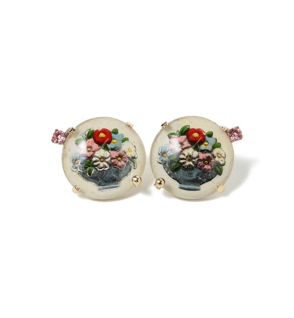 ＜アイルミネ＞【ビームス ウィメン/BEAMS WOMEN】 Junco Paris / Flower Pierced Earrings画像