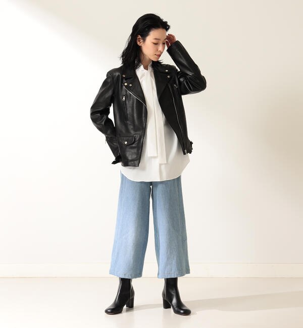 Demi-Luxe BEAMS / ダブル ライダースジャケット|BEAMS WOMEN