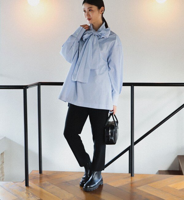 Demi-Luxe BEAMS / ダブルクロス ベーシックパンツ|BEAMS WOMEN