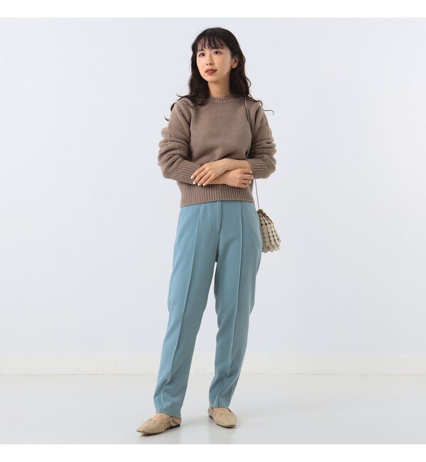 Demi-Luxe BEAMS / ダブルクロス ベーシックパンツ|BEAMS WOMEN