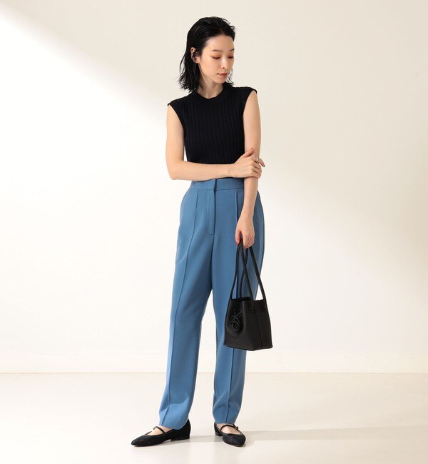 Demi-Luxe BEAMS / ダブルクロス ベーシックパンツ|BEAMS WOMEN