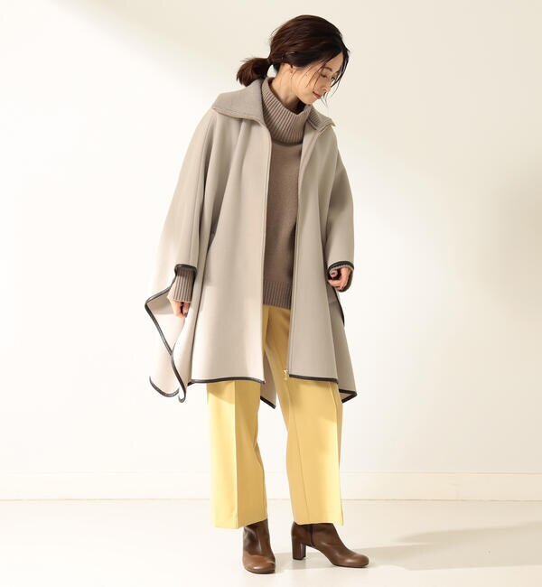 Demi-Luxe BEAMS / トリミング ケープコート|BEAMS WOMEN(ビームス 