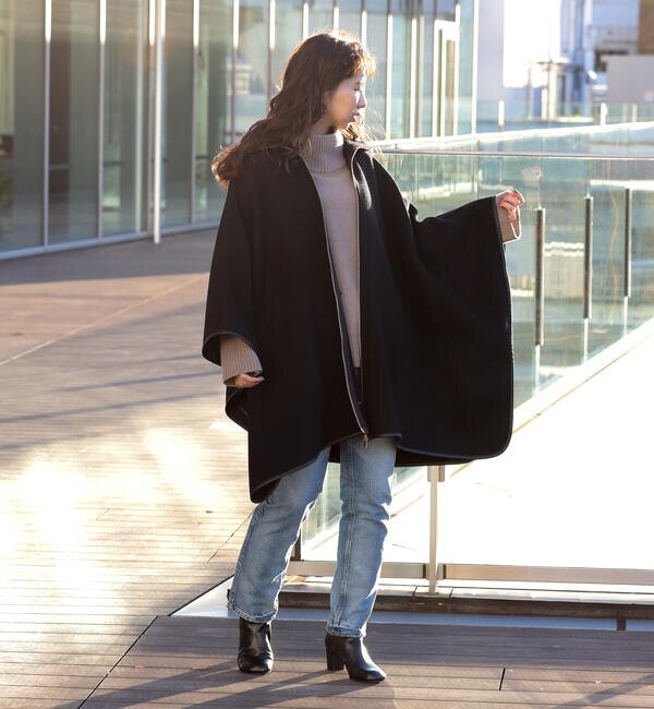 Demi-Luxe BEAMS / トリミング ケープコート|BEAMS WOMEN(ビームス 