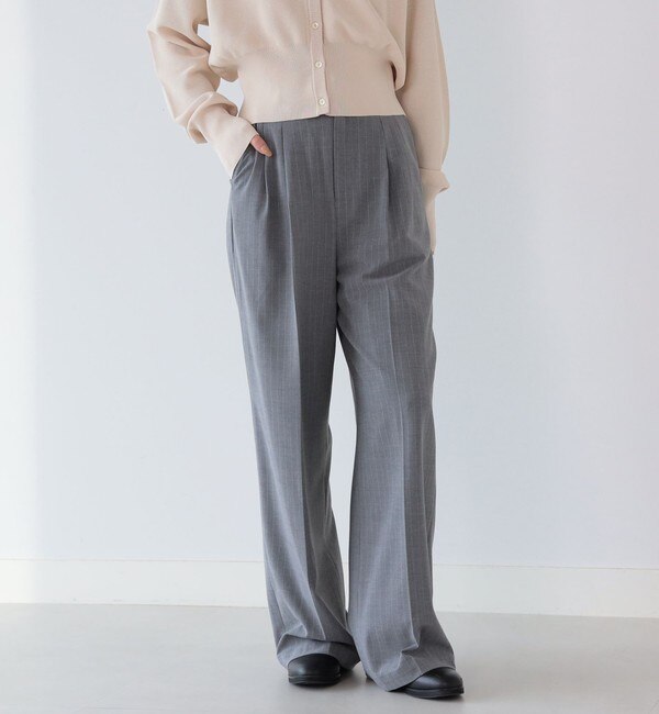 Ray BEAMS / ピンストライプ ワイド パンツ|BEAMS WOMEN(ビームス ウィメン)の通販|アイルミネ