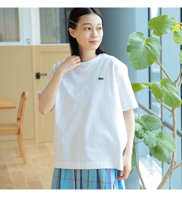LACOSTE for BEAMS BOY / 別注 ロゴ Ｔシャツ