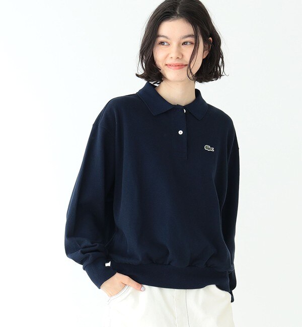 LACOSTE for BEAMS BOY / 別注 ロングスリーブ ポロシャツ|BEAMS WOMEN