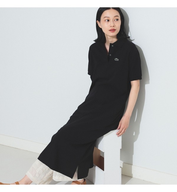 LACOSTE for BEAMS BOY / 別注 ピケ ワンピース 23SS|BEAMS WOMEN