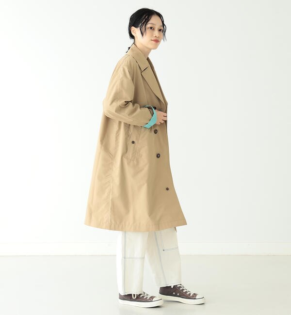 BEAMS　BOY　ノースフェイス　【別注】ステンカラーコート ロングコート 買い物三昧