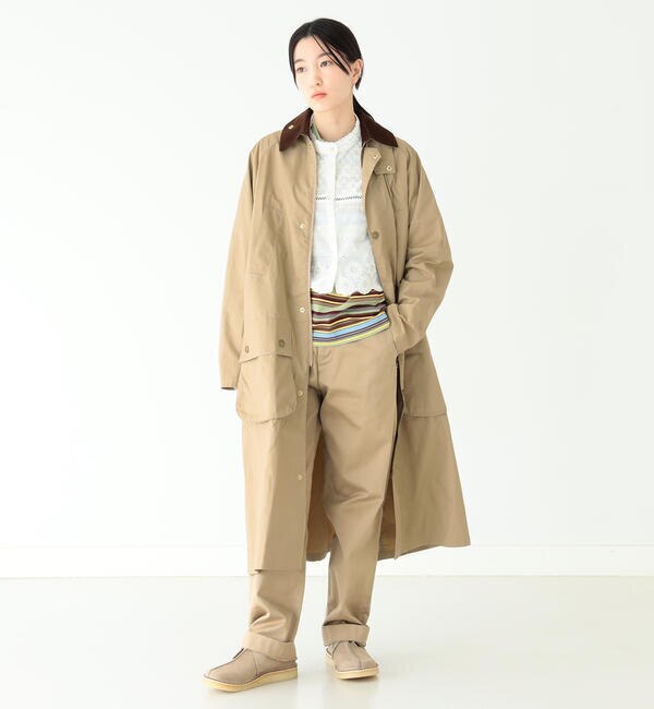 Barbour × BEAMS BOY / 別注 Balvenie Long Jacket 23SS|BEAMS WOMEN