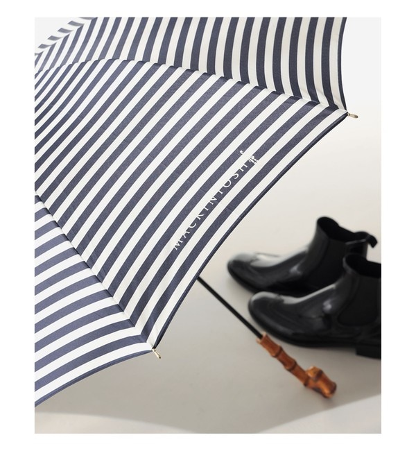 人気ファッションメンズ|【ビームス　ウィメン/BEAMS WOMEN】 MACKINTOSH / HERIOT ストライプ 晴雨兼用 長傘