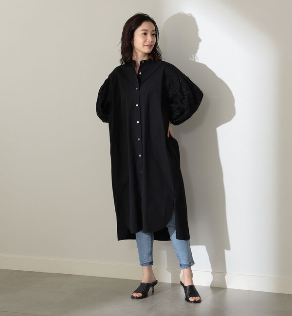 TICCA × Demi-Luxe BEAMS / 別注 レース パフスリーブワンピース|BEAMS