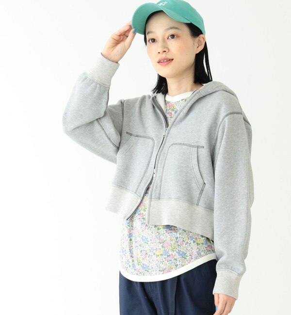 BEAMS BOY / フレンチテリー フルジップ フーディー|BEAMS WOMEN