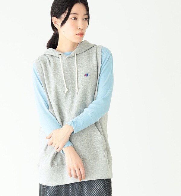Champion × BEAMS BOY / 別注 リバースウィーブ(R) パーカー ベスト 