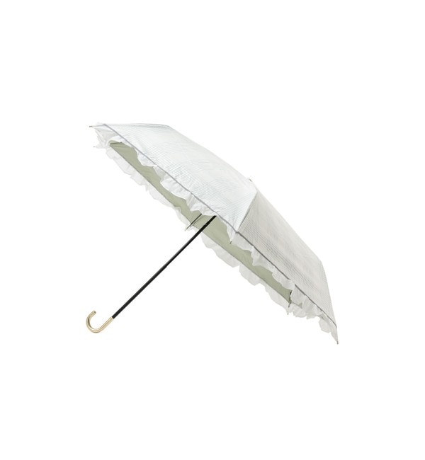 モテ系ファッションメンズ|【ビームス　ウィメン/BEAMS WOMEN】 Ray BEAMS / フリル 晴雨兼用 折りたたみ傘