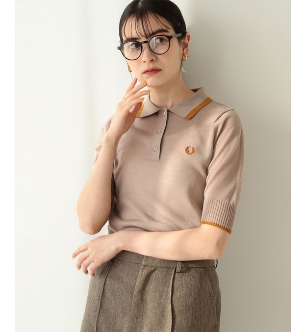 FRED PERRY × Ray BEAMS / 別注 シアー ポロシャツ|BEAMS WOMEN