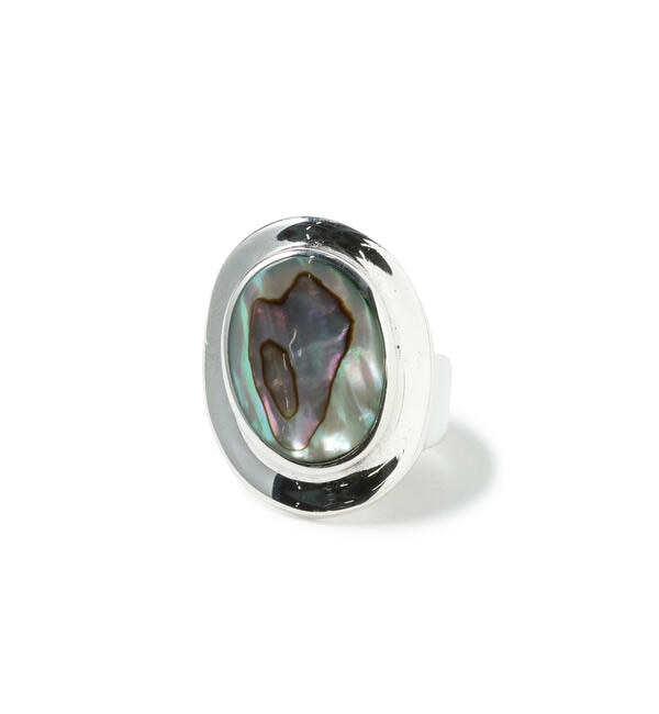 ＜アイルミネ＞【ビームス ウィメン/BEAMS WOMEN】 XOLO JEWELRY / Amulet Ring With Abalone Shell