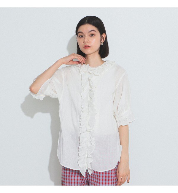 ☆新品.未使用☆ BEAMS BOY フリルブラウス www.krzysztofbialy.com