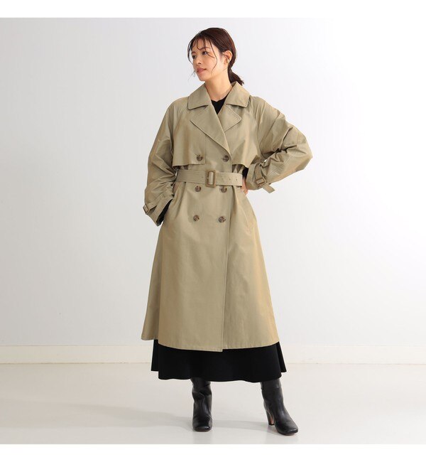 Demi-Luxe BEAMS / コットンシャンブレー トレンチコート|BEAMS WOMEN