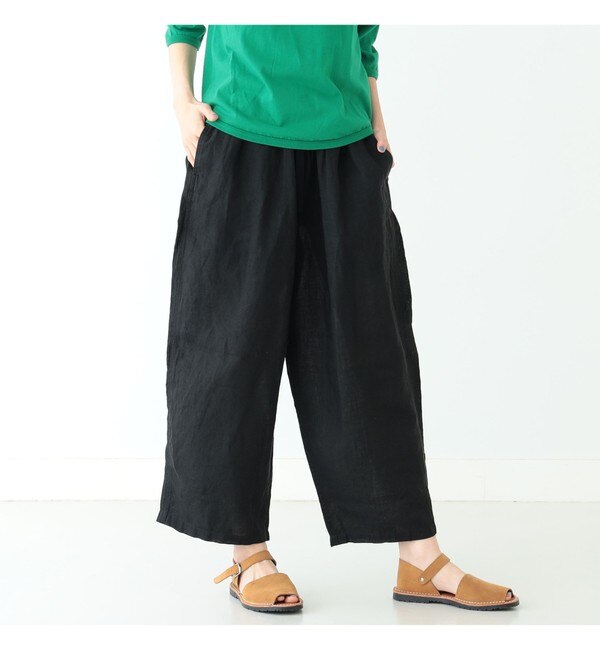 BEAMS BOY / リネン ソリッド イージーパンツ 23SS|BEAMS WOMEN 