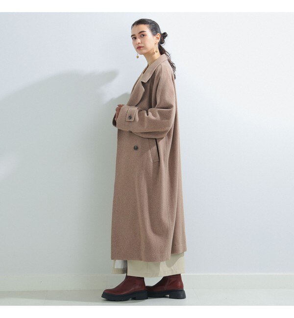 Ray BEAMS / スタンドカラー コート|BEAMS WOMEN(ビームス ウィメン)の 