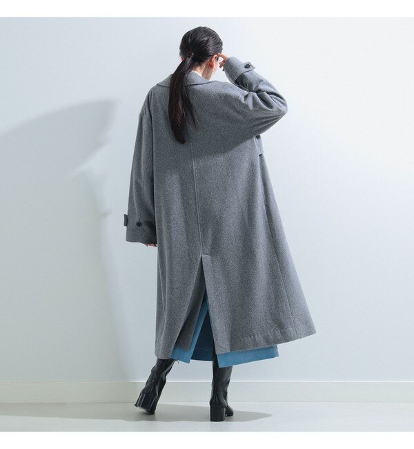 Ray BEAMS / ガンパッチ ステンカラーコート|BEAMS WOMEN(ビームス